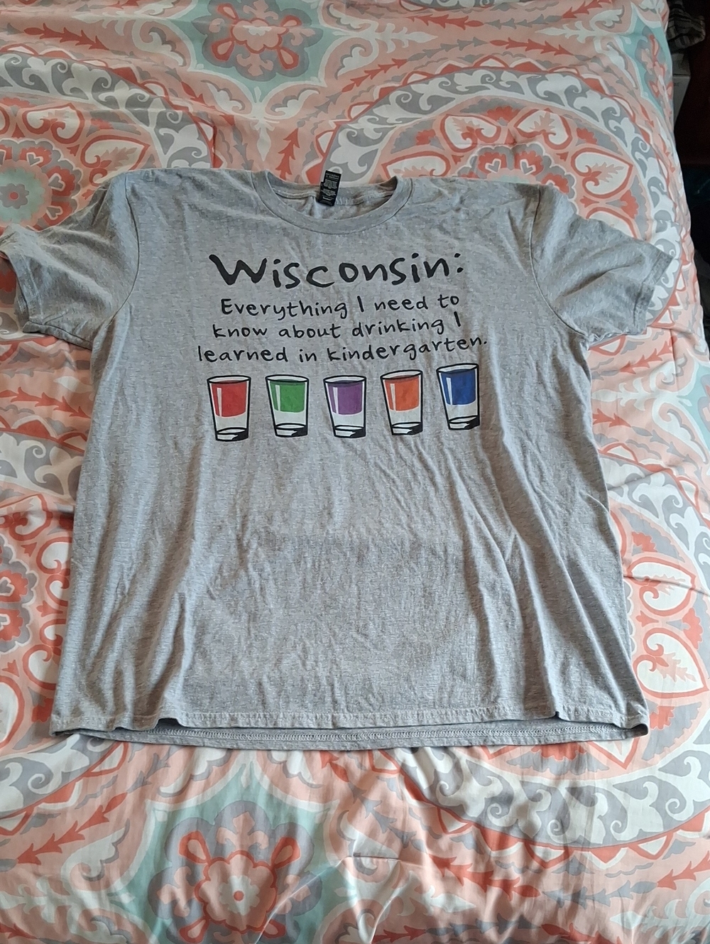 Wisconsin Drinking Tee